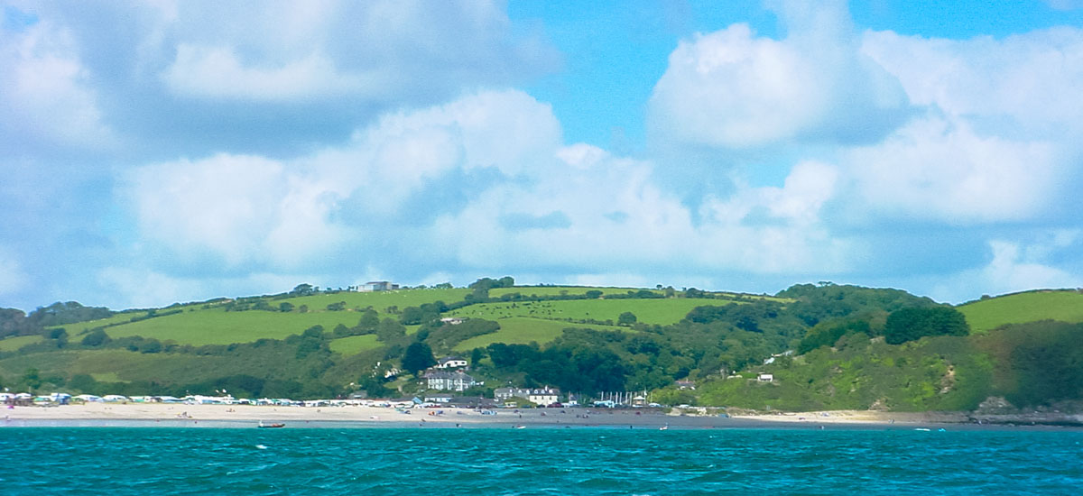 Pentewan Sands in Cornwall